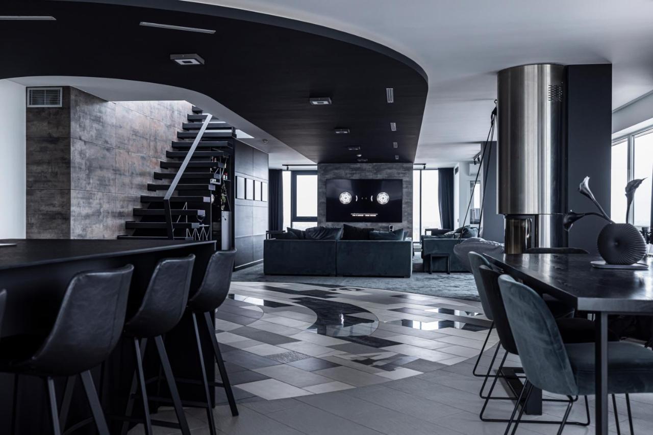 Apartamento Sky Garden Penthouse Klaipėda Exterior foto