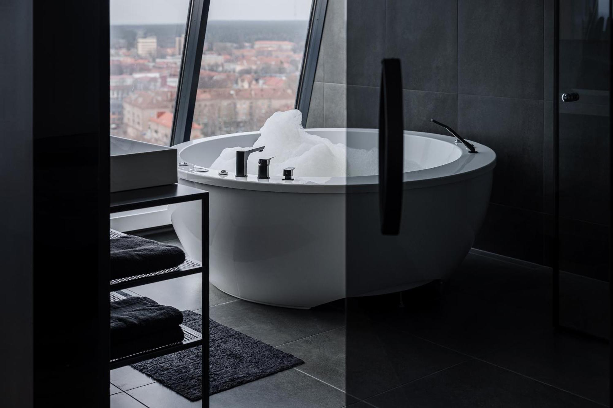 Apartamento Sky Garden Penthouse Klaipėda Exterior foto